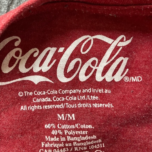 Coca-Cola Men's Red T-Shirt Size Medium - Picture 4 of 5